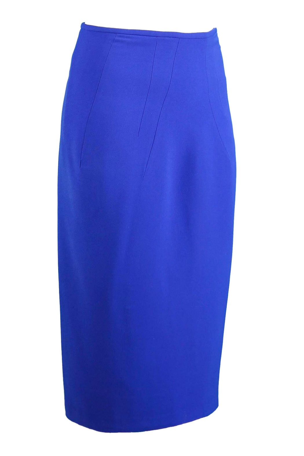 Abella Cobalt Blue Crepe Pencil Skirt