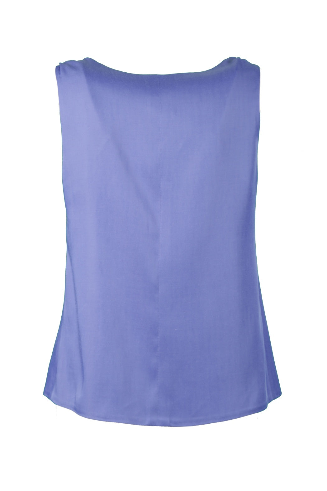 Belair Eflatun V Yakalı Viskon Yazlık Bluz