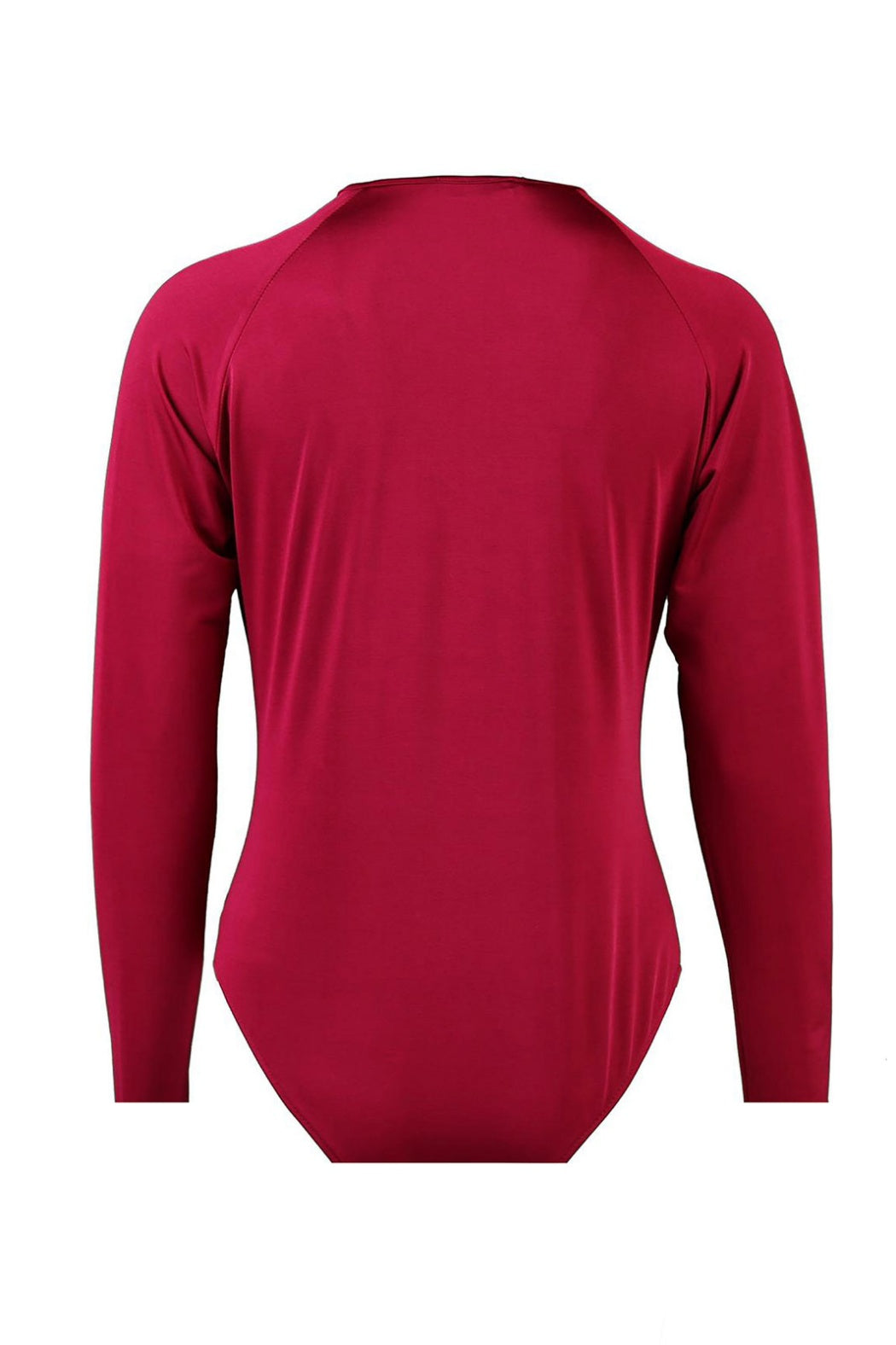 Carol Bordo Kruvaze Yaka Uzun Kollu Body