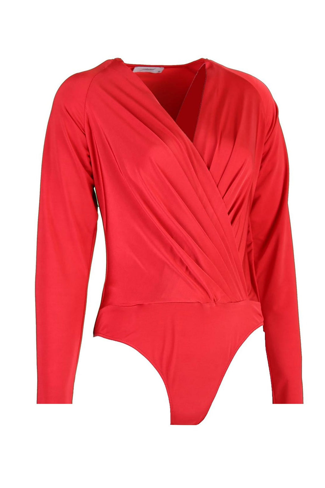 Carol Mercan Kruvaze Yaka Uzun Kollu Body