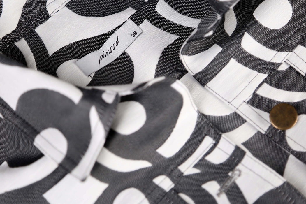 Maya Füme Brokar Mont Ceket