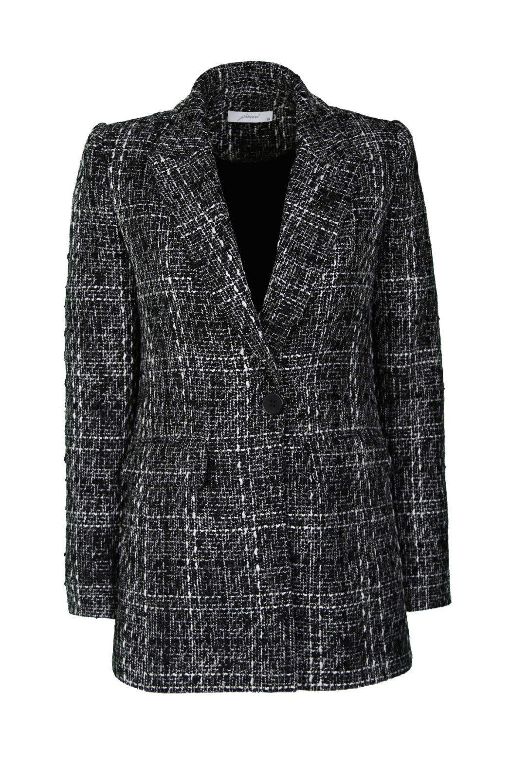 Wanda Siyah Beyaz Blazer Ceket