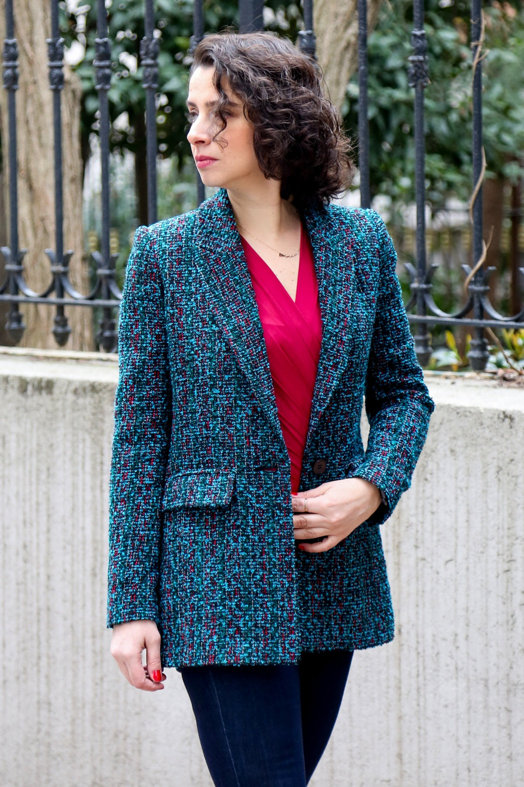 Wanda Renkli Blazer Ceket