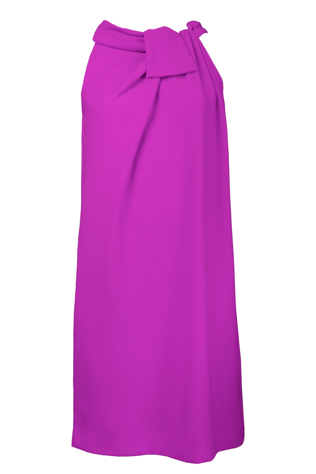 Nelly Fuchsia Sleeveless Mini Wide Cut Evening Dress
