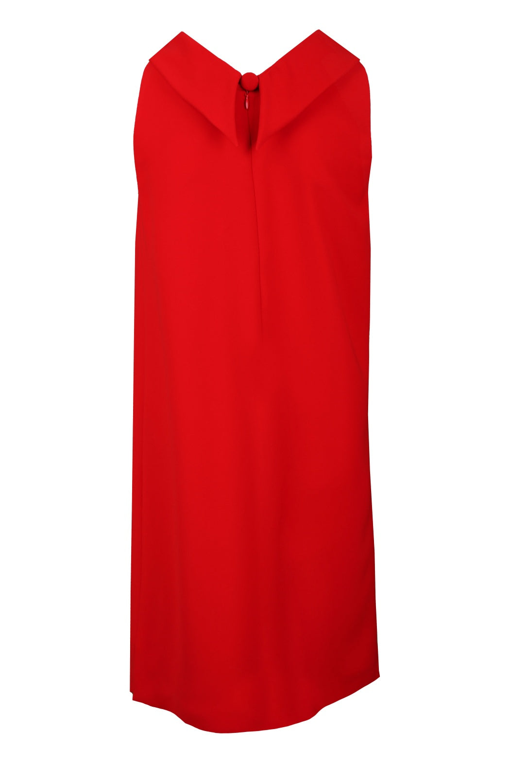 Nelly Red Sleeveless Mini Wide Cut Evening Dress
