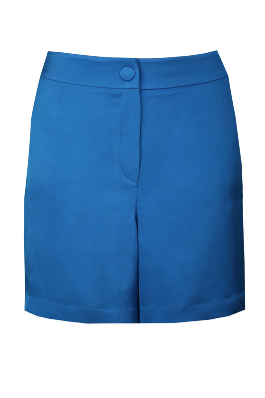 Mabelle Mavi Viskon Şort