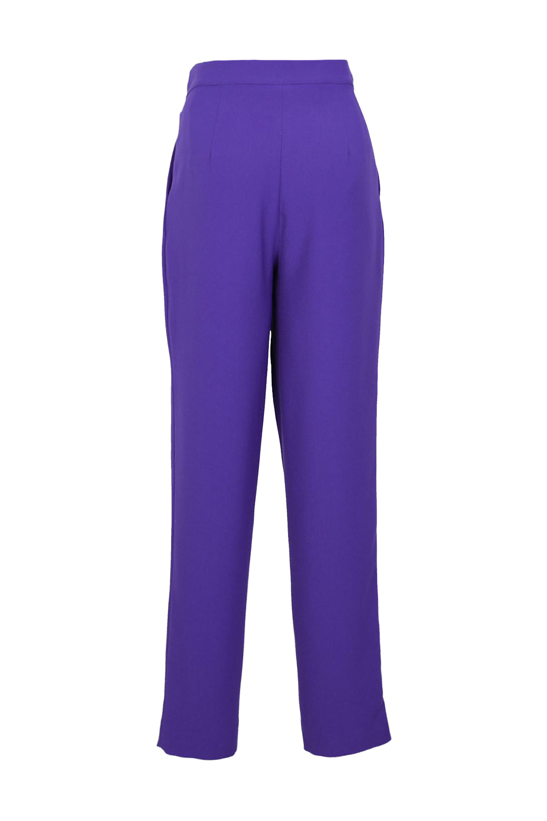 Marvel Purple Pleated Crepe Women's Pants