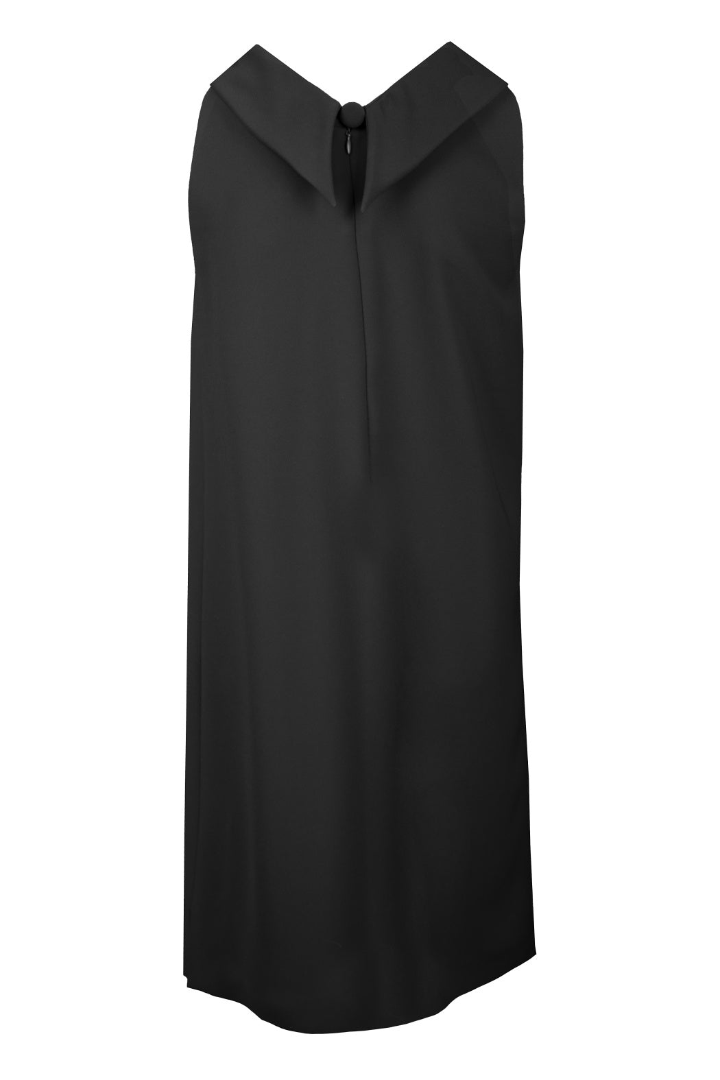 Nelly Black Sleeveless Mini Wide Cut Evening Dress